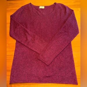 Club Monaco Merlot Cashmere Sweater, size m